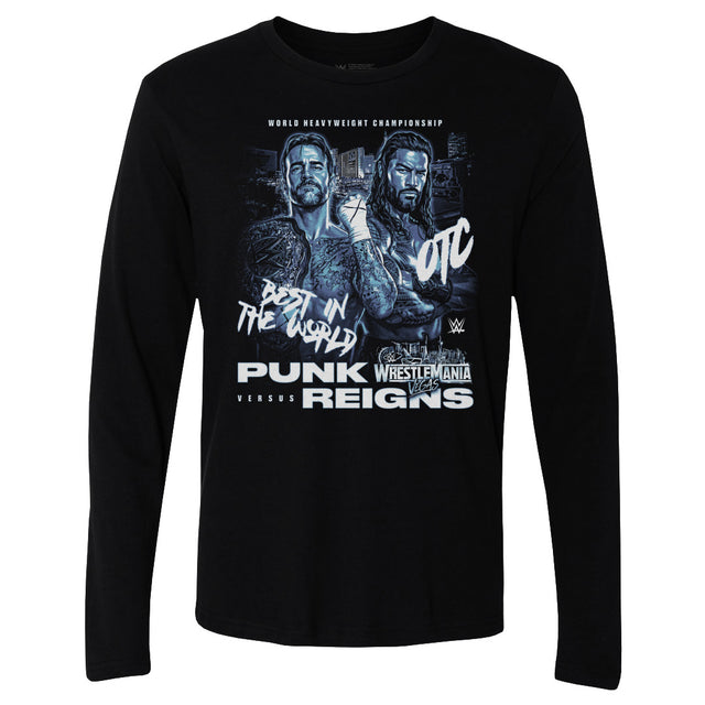 WrestleMania Men's Long Sleeve T-Shirt | 500 LEVEL