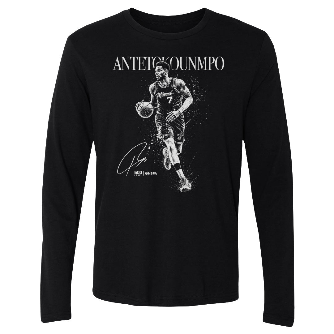 Giannis Antetokounmpo Men's Long Sleeve T-Shirt | 500 LEVEL