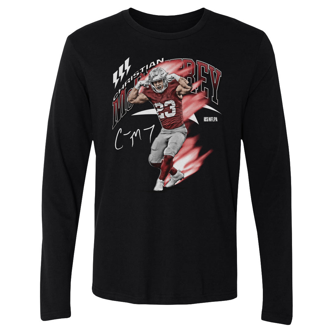 Christian McCaffrey Men's Long Sleeve T-Shirt | 500 LEVEL