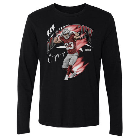 Christian McCaffrey Men's Long Sleeve T-Shirt | 500 LEVEL