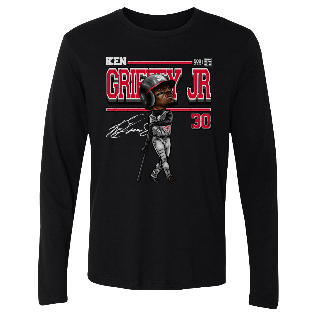 Ken Griffey Jr. Men's Long Sleeve T-Shirt | 500 LEVEL