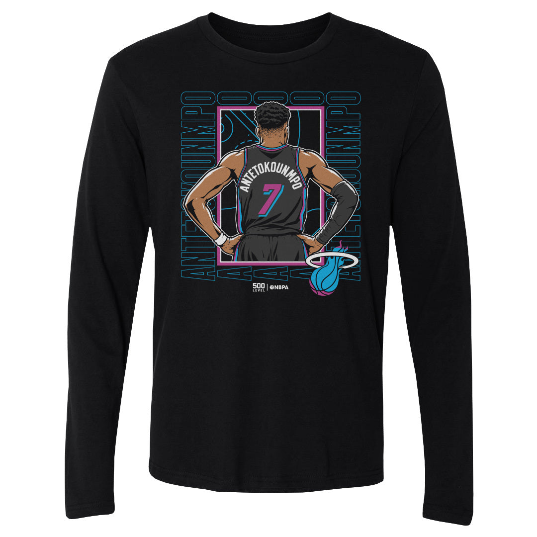 Giannis Antetokounmpo Men's Long Sleeve T-Shirt | 500 LEVEL