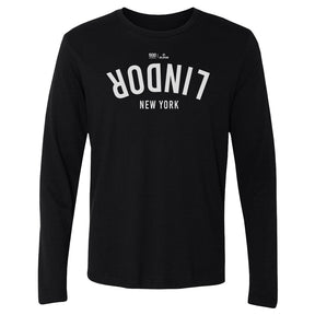 Francisco Lindor Men's Long Sleeve T-Shirt | 500 LEVEL