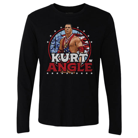 Kurt Angle Men's Long Sleeve T-Shirt | 500 LEVEL