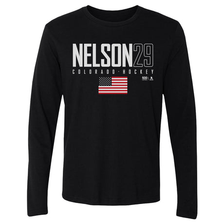 Brock Nelson Men's Long Sleeve T-Shirt | 500 LEVEL