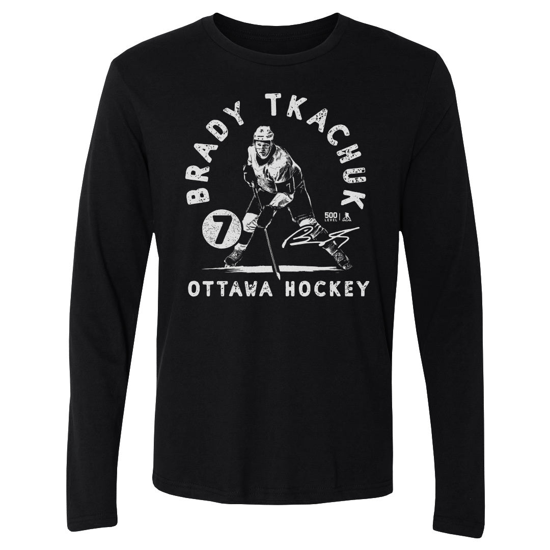 Brady Tkachuk Men's Long Sleeve T-Shirt | 500 LEVEL