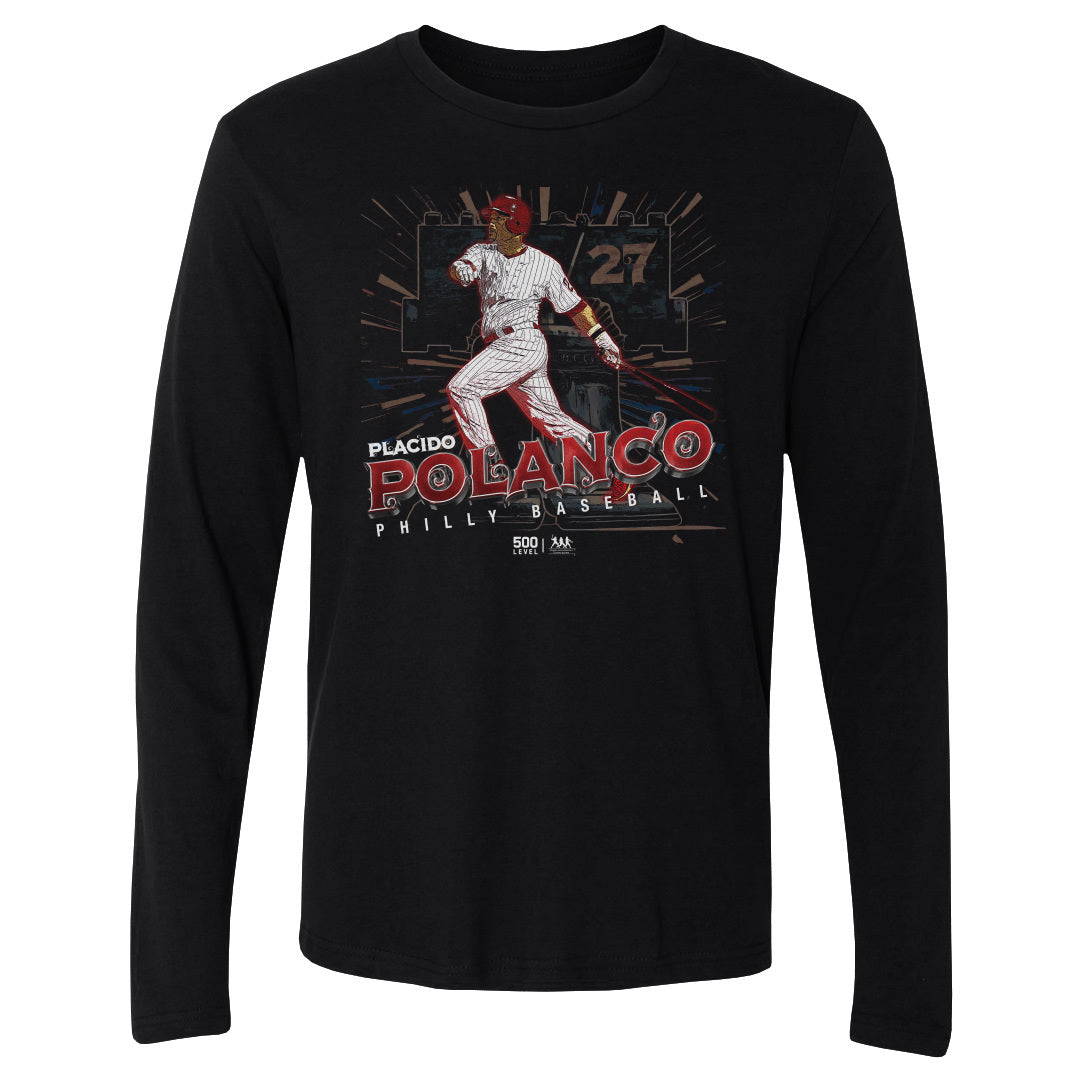 Placido Polanco Men's Long Sleeve T-Shirt | 500 LEVEL