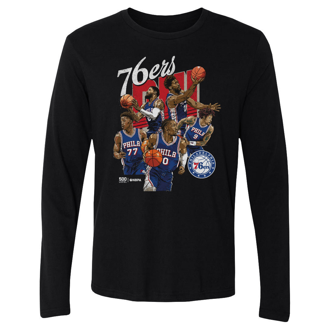 Philadelphia 76ers Men's Long Sleeve T-Shirt | 500 LEVEL