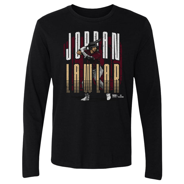 Jordan Lawlar Men's Long Sleeve T-Shirt | 500 LEVEL