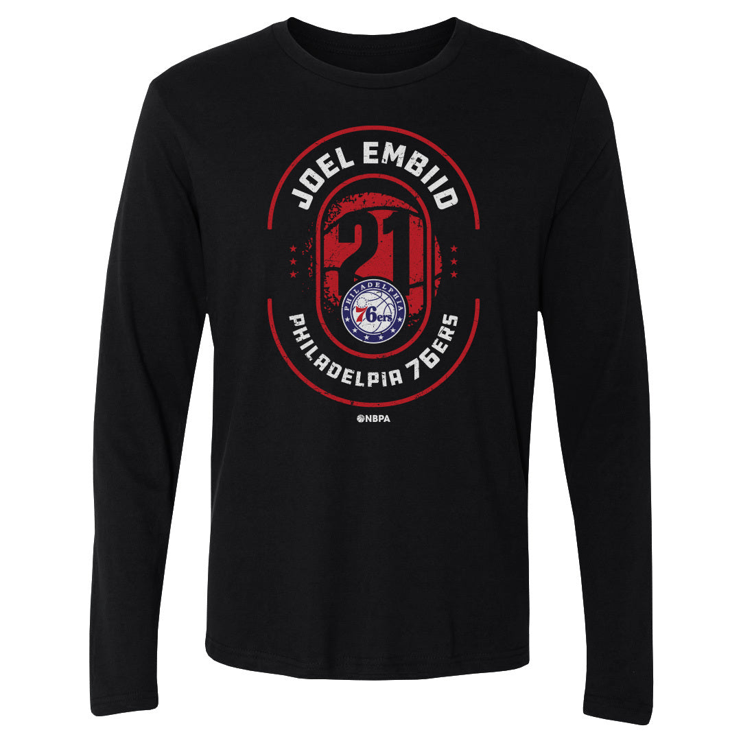 Joel Embiid Men's Long Sleeve T-Shirt | 500 LEVEL