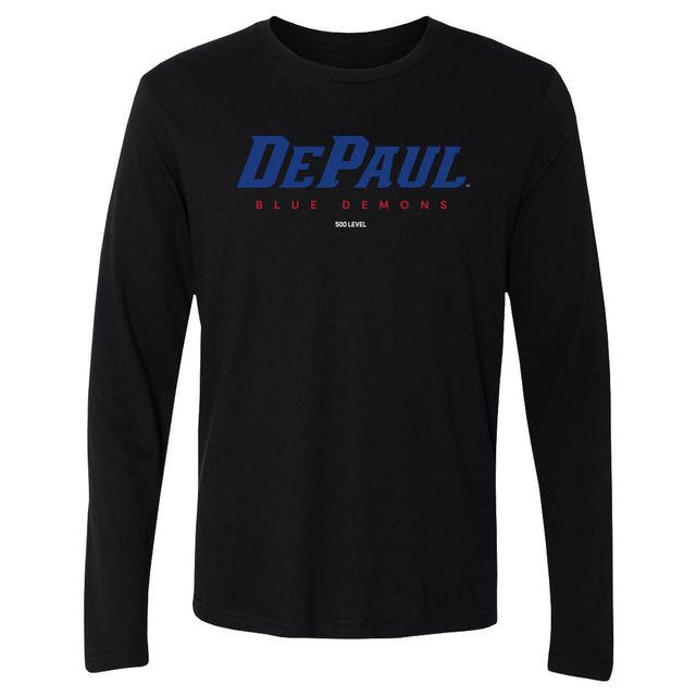 DePaul Blue Demons Men's Long Sleeve T-Shirt | 500 LEVEL