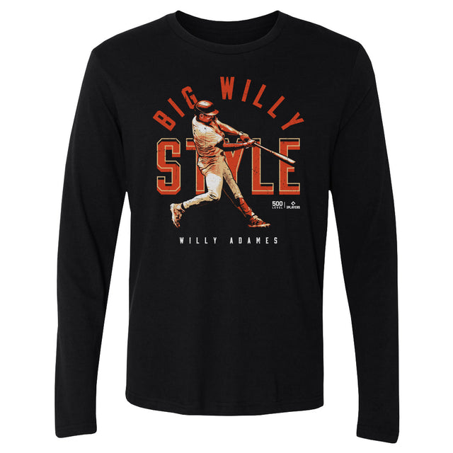 Willy Adames Men's Long Sleeve T-Shirt | 500 LEVEL