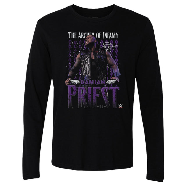 Damian Priest Men's Long Sleeve T-Shirt | 500 LEVEL