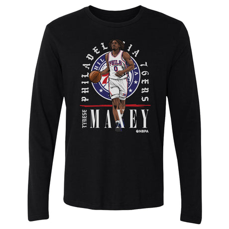 Tyrese Maxey Men's Long Sleeve T-Shirt | 500 LEVEL