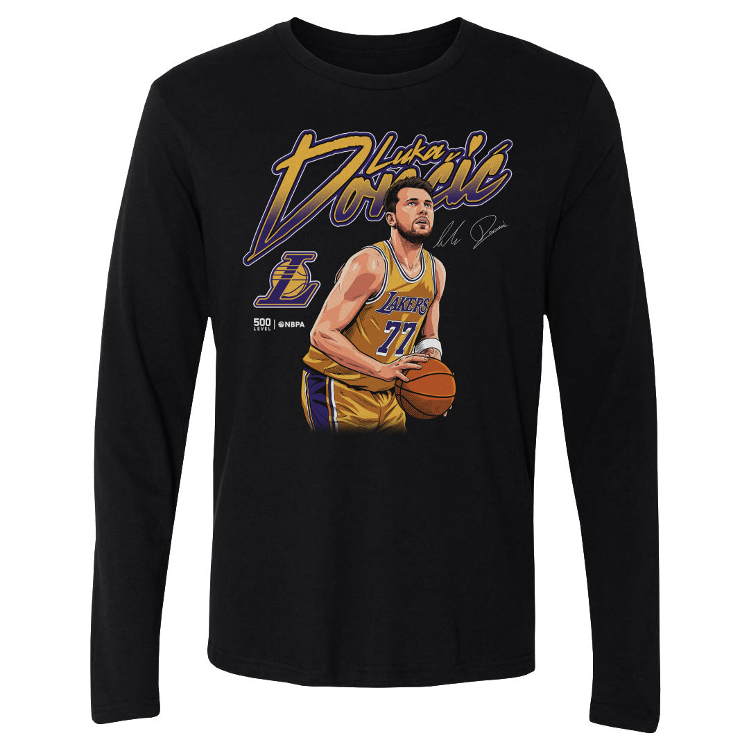 Luka Doncic Men's Long Sleeve T-Shirt | 500 LEVEL