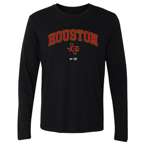 Houston Gamblers Men's Long Sleeve T-Shirt | 500 LEVEL