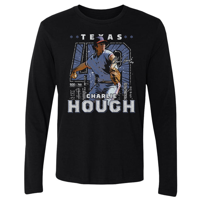 Charlie Hough Men's Long Sleeve T-Shirt | 500 LEVEL