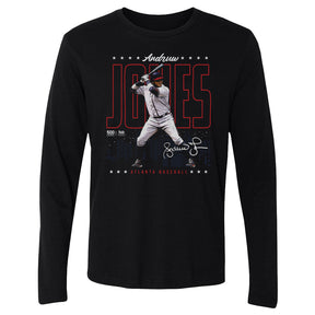Andruw Jones Men's Long Sleeve T-Shirt | 500 LEVEL
