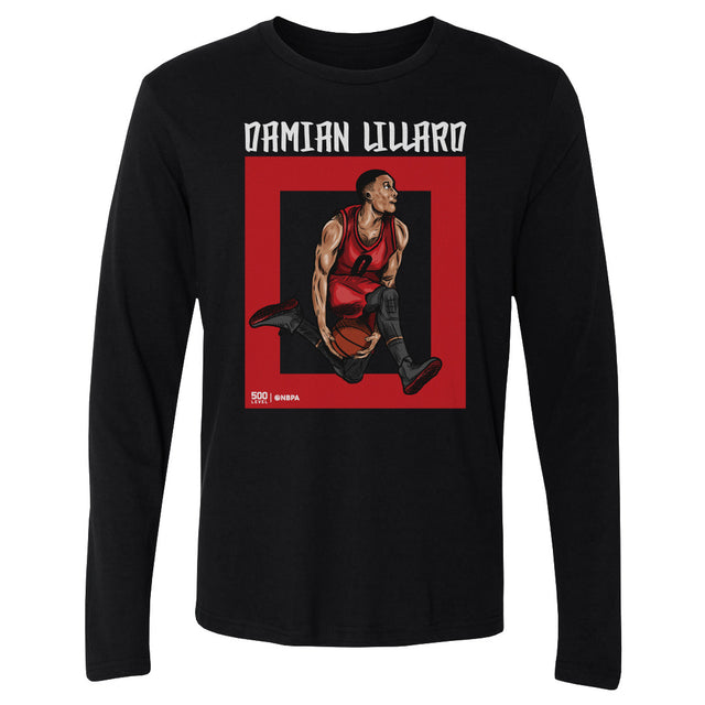 Damian Lillard Men's Long Sleeve T-Shirt | 500 LEVEL