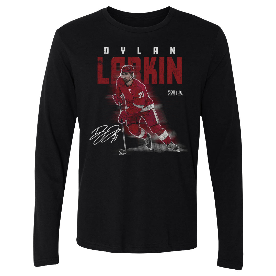 Dylan Larkin Men's Long Sleeve T-Shirt | 500 LEVEL