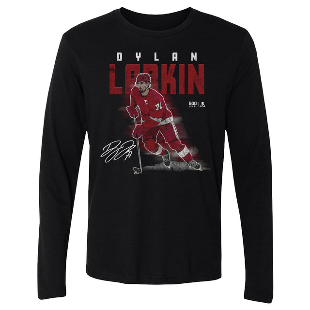 Dylan Larkin Men's Long Sleeve T-Shirt | 500 LEVEL