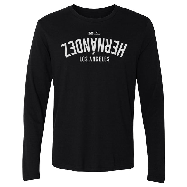 Enrique Hernandez Men's Long Sleeve T-Shirt | 500 LEVEL