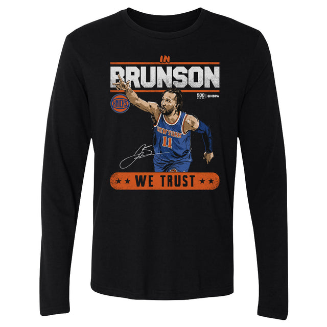 Jalen Brunson Men's Long Sleeve T-Shirt | 500 LEVEL