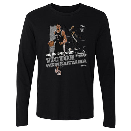 Victor Wembanyama Men's Long Sleeve T-Shirt | 500 LEVEL