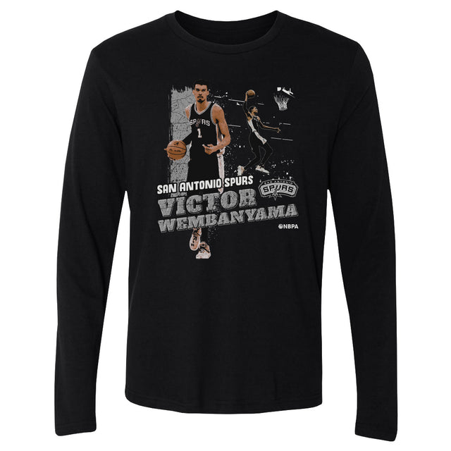 Victor Wembanyama Men's Long Sleeve T-Shirt | 500 LEVEL