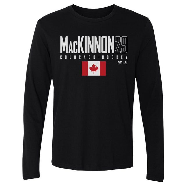 Nathan MacKinnon Men's Long Sleeve T-Shirt | 500 LEVEL