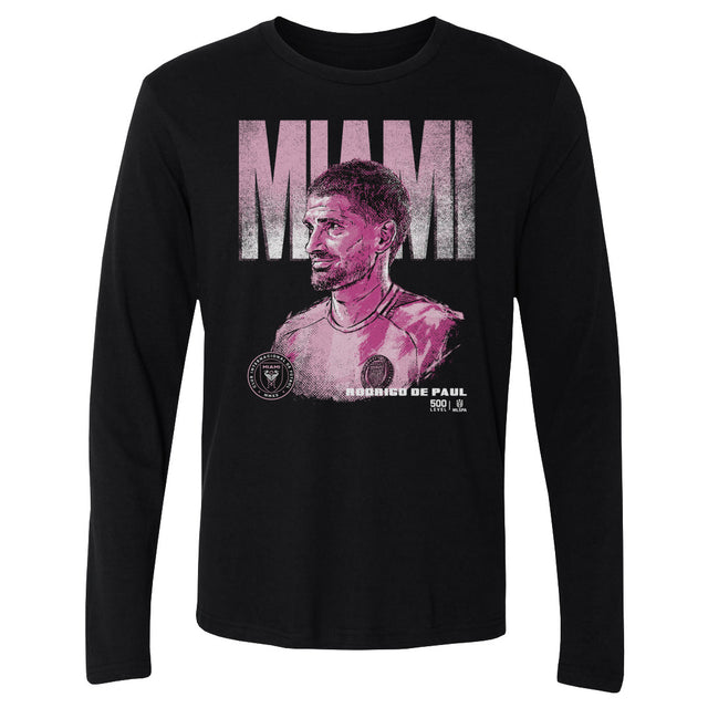 Rodrigo De Paul Men's Long Sleeve T-Shirt | 500 LEVEL