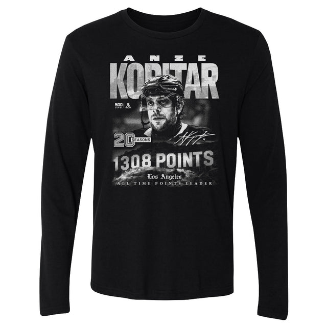 Anze Kopitar Men's Long Sleeve T-Shirt | 500 LEVEL