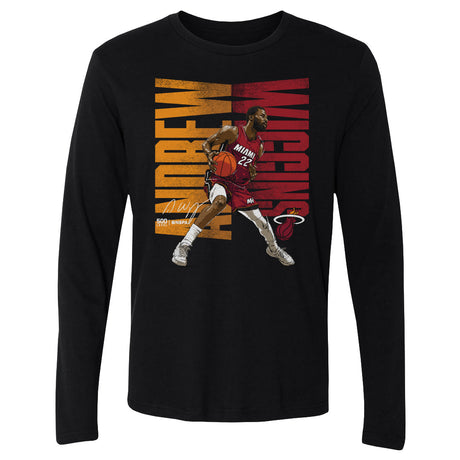 Andrew Wiggins Men's Long Sleeve T-Shirt | 500 LEVEL