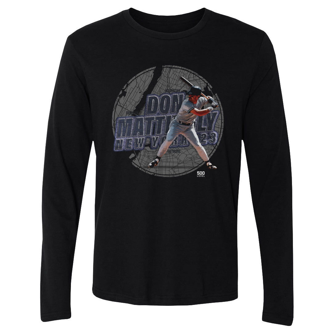 Don Mattingly Men's Long Sleeve T-Shirt | 500 LEVEL