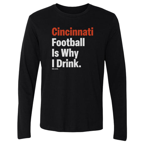 Cincinnati Football Men's Long Sleeve T-Shirt | 500 LEVEL