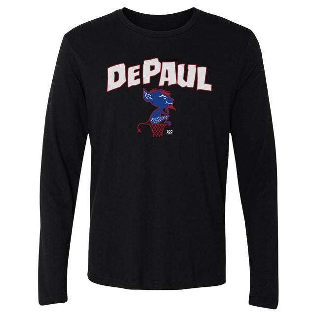DePaul Blue Demons Men's Long Sleeve T-Shirt | 500 LEVEL
