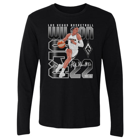 A'ja Wilson Men's Long Sleeve T-Shirt | 500 LEVEL