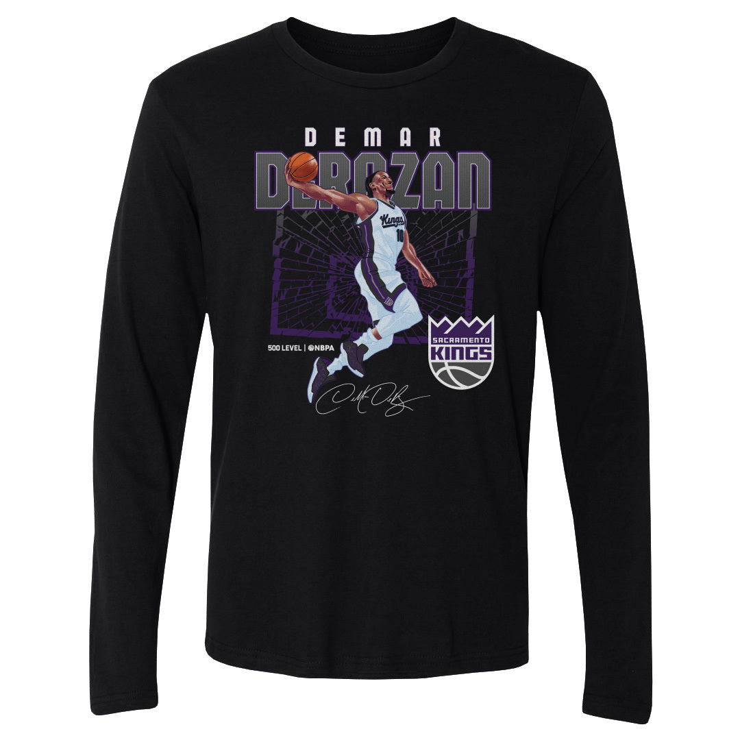 DeMar DeRozan Men's Long Sleeve T-Shirt | 500 LEVEL