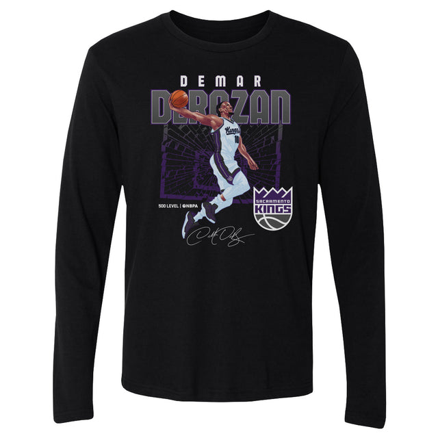 DeMar DeRozan Men's Long Sleeve T-Shirt | 500 LEVEL