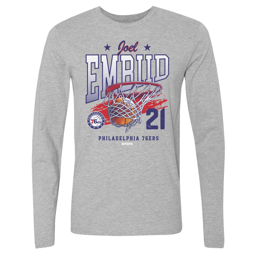 Joel Embiid Men's Long Sleeve T-Shirt | 500 LEVEL