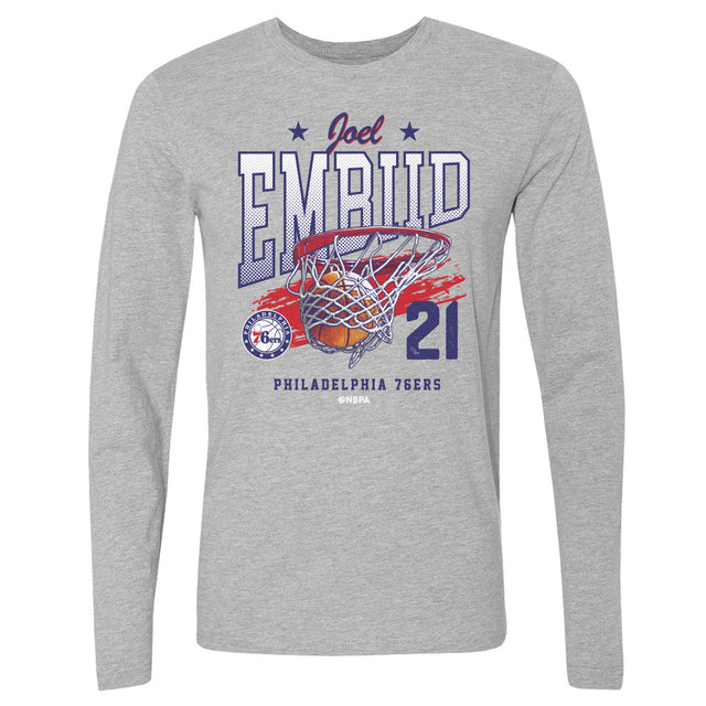 Joel Embiid Men's Long Sleeve T-Shirt | 500 LEVEL