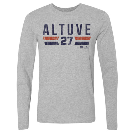 Jose Altuve Men's Long Sleeve T-Shirt | 500 LEVEL