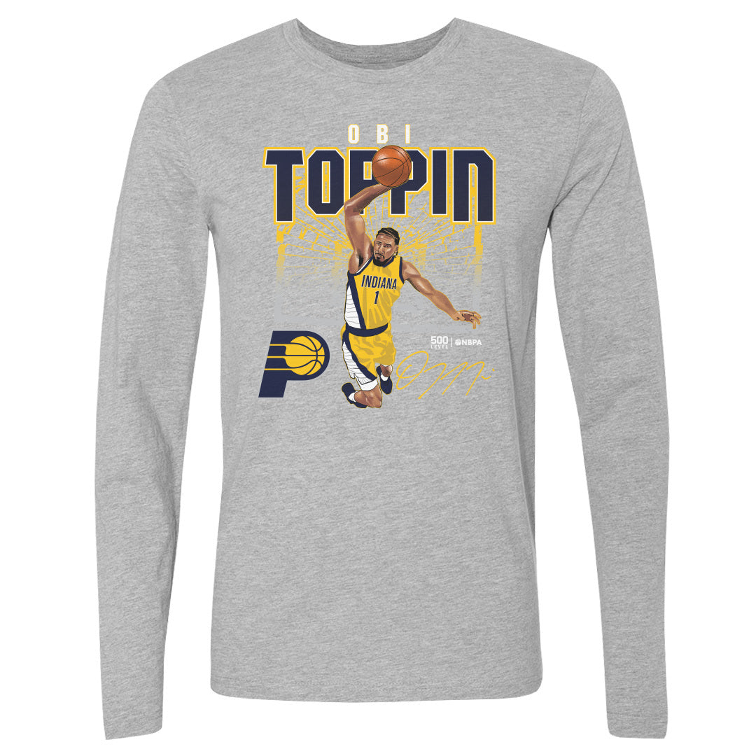 Obi Toppin Men's Long Sleeve T-Shirt | 500 LEVEL