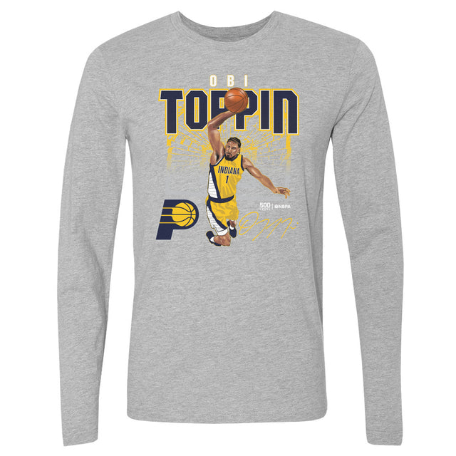 Obi Toppin Men's Long Sleeve T-Shirt | 500 LEVEL