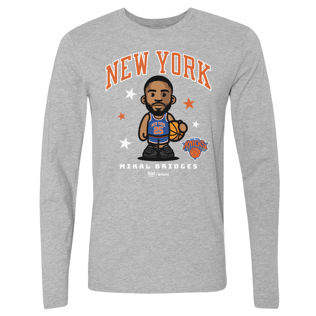 Mikal Bridges Men's Long Sleeve T-Shirt | 500 LEVEL