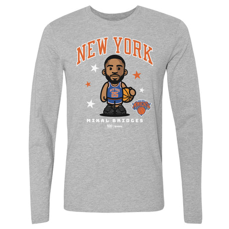 Mikal Bridges Men's Long Sleeve T-Shirt | 500 LEVEL