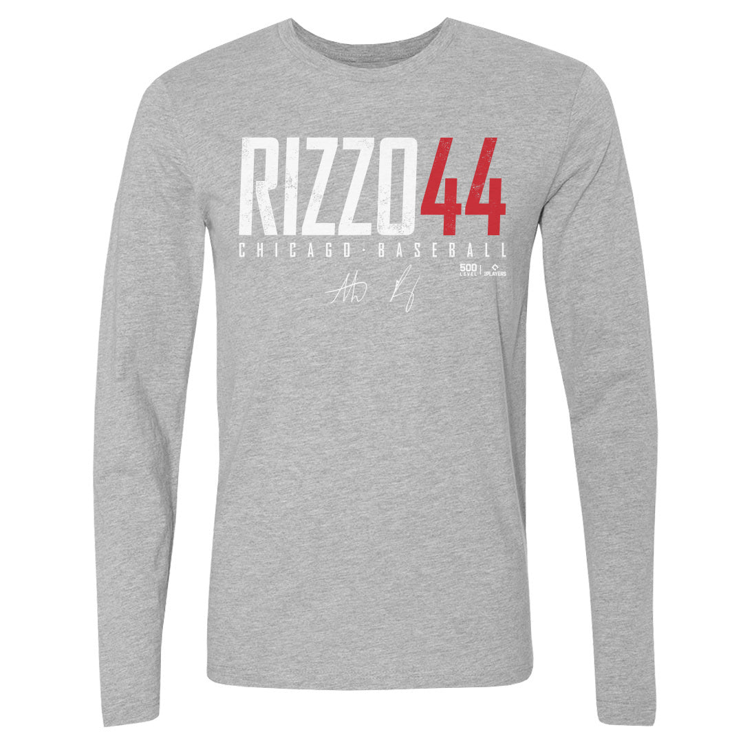 Anthony Rizzo Men's Long Sleeve T-Shirt | 500 LEVEL