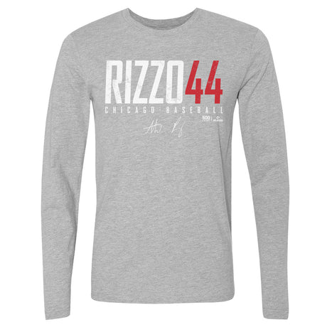 Anthony Rizzo Men's Long Sleeve T-Shirt | 500 LEVEL