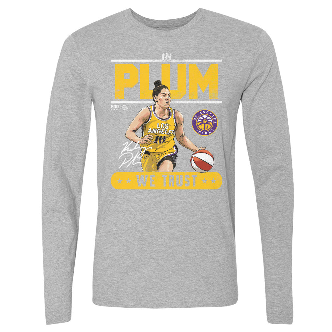 Kelsey Plum Men's Long Sleeve T-Shirt | 500 LEVEL