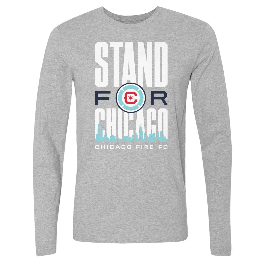 Chicago Fire FC Men's Long Sleeve T-Shirt | 500 LEVEL